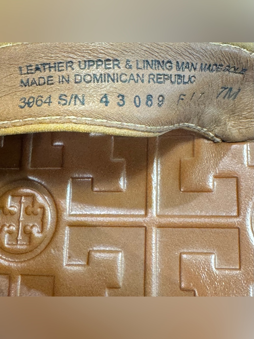 Tory Burch Brown Sandals Size 7 Leather Flip Flop/Thong - Picture 8 of 9